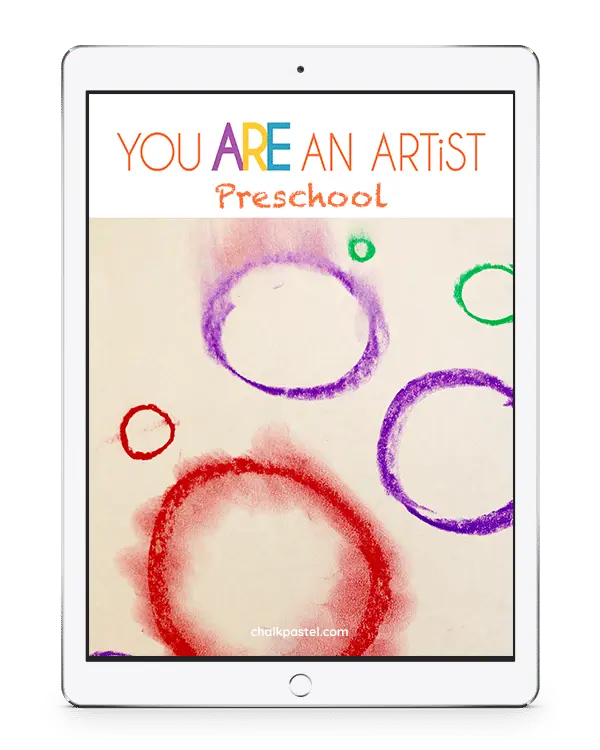 With our preschool chalk pastel video art lessons your artists will learn how to draw circles, squares, triangles and even a straight line!