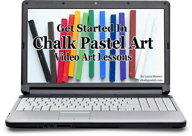 Why chalk pastels? Wondered how in the world to get started in art? Our free Get Started in Chalk Pastel Art video art lessons will show you how!