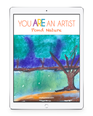 All it takes is a starter set of chalk pastels, construction paper (or your nature journal!) and Nana’s video art lessons to capture the beauty of pond nature! No expensive, intimidating list of art supplies. Pond Nature is a wonderful stand alone art curriculum or a perfect complement to your nature study learning.