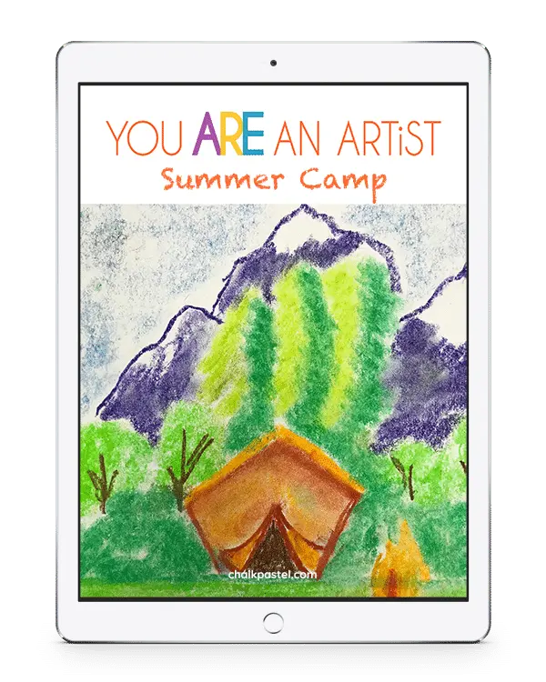 Enjoy Nana’s virtual summer art camp! Summer Camp Video Art Lessons complement to your summer fun! Even more fun in the You ARE an Artist Clubhouse.