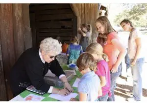 We love when artists gather around and enjoy Nana's video art lessons! We have a You ARE an Artist Co-op program just for co-ops and groups.