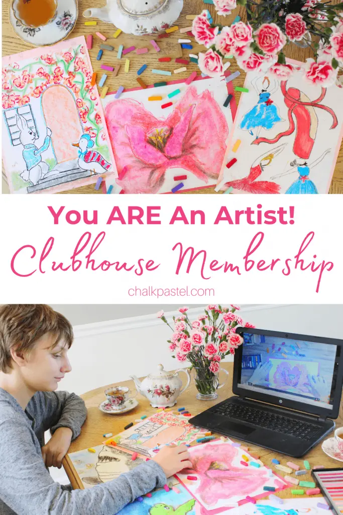 You ARE an ARTiST Clubhouse is perfect for homeschool art for all ages! 