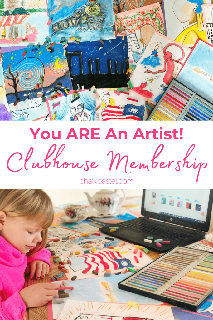 The You ARE an ARTiST Clubhouse membership for homeschool families.
