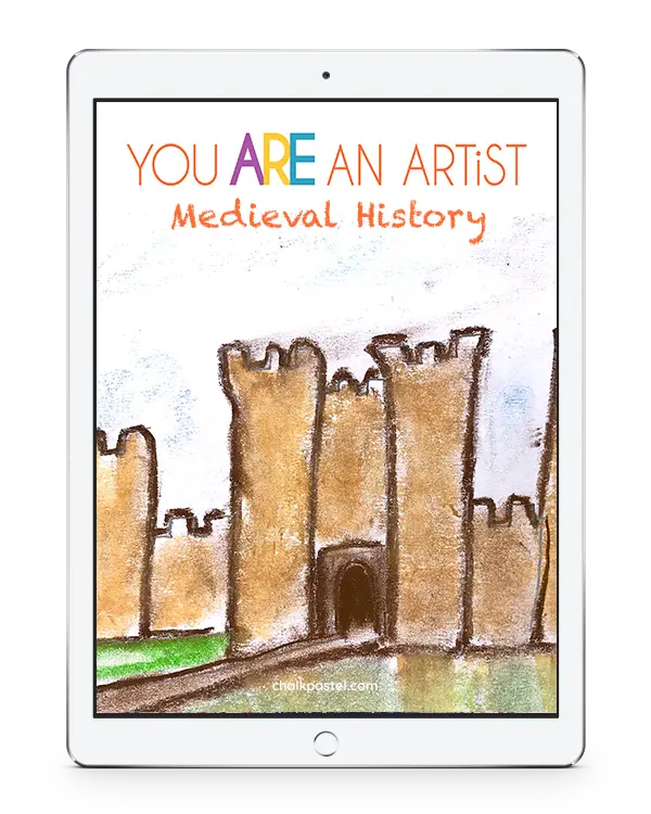 History and art are a beautiful combination. Expand your medieval history studies and make them come alive with chalk pastel art and our Medieval Video Art Course. I Drew It Then I Knew It!