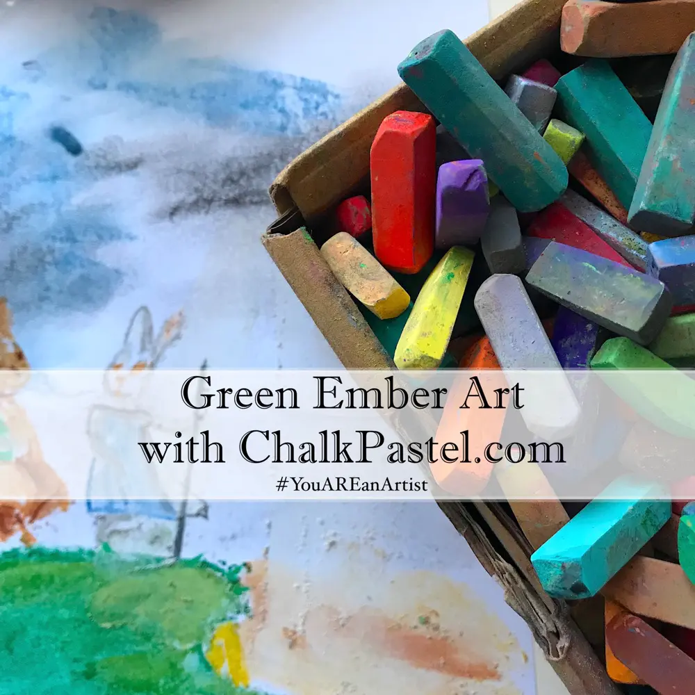 Calling all Green Ember fans! These special chalk pastel Green Ember Art Lessons with Nana are great additions to your tea time and read aloud time. 