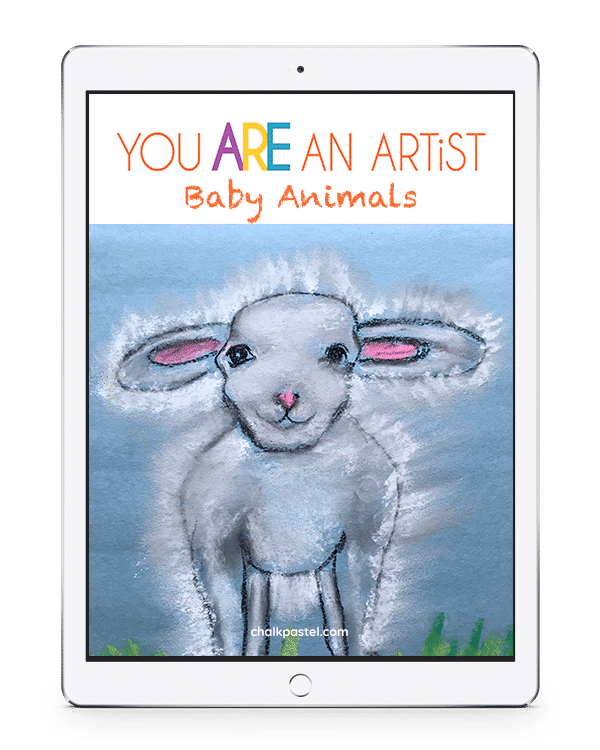 Baby Animals Chalk Pastel Video Art Lessons - You ARE an ARTiST!