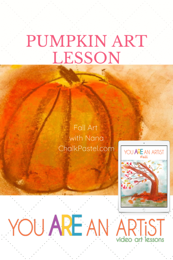 Pumpkin Art Lessons Perfect For Fall Homeschooling You ARE An ARTiST   Pumpkin Art Lesson 600x900 