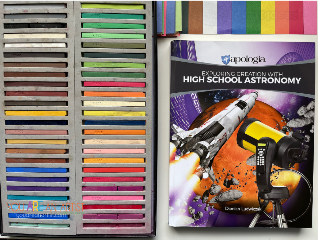 Astronomy Chalk Pastel Art Tutorial - Your BEST Homeschool
