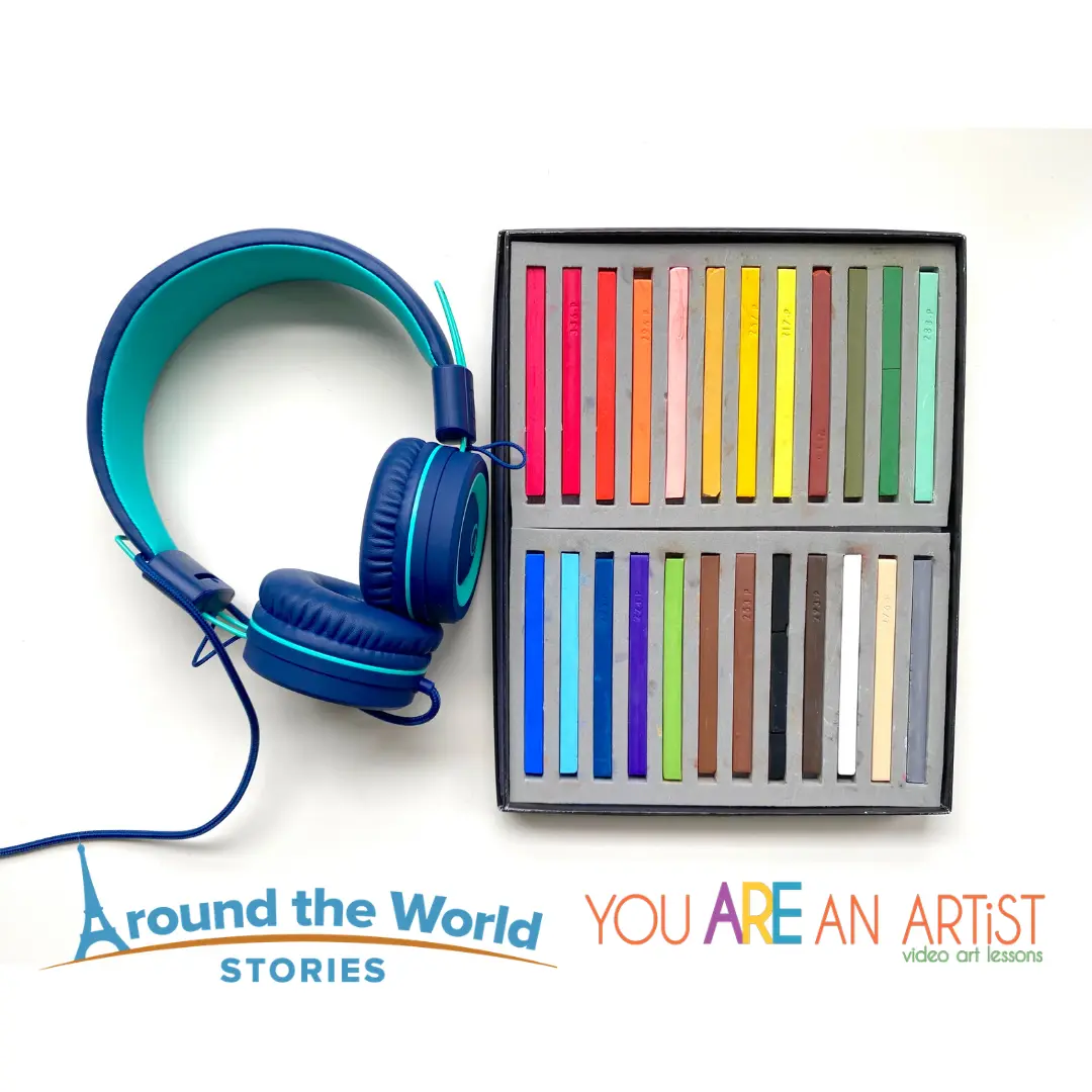 Join Nana and our friends at Around the World Stories to create an amazing Monet for a Day art adventure! Just take a look at how you can enjoy a Famous Artist Claude Monet Unit Study.