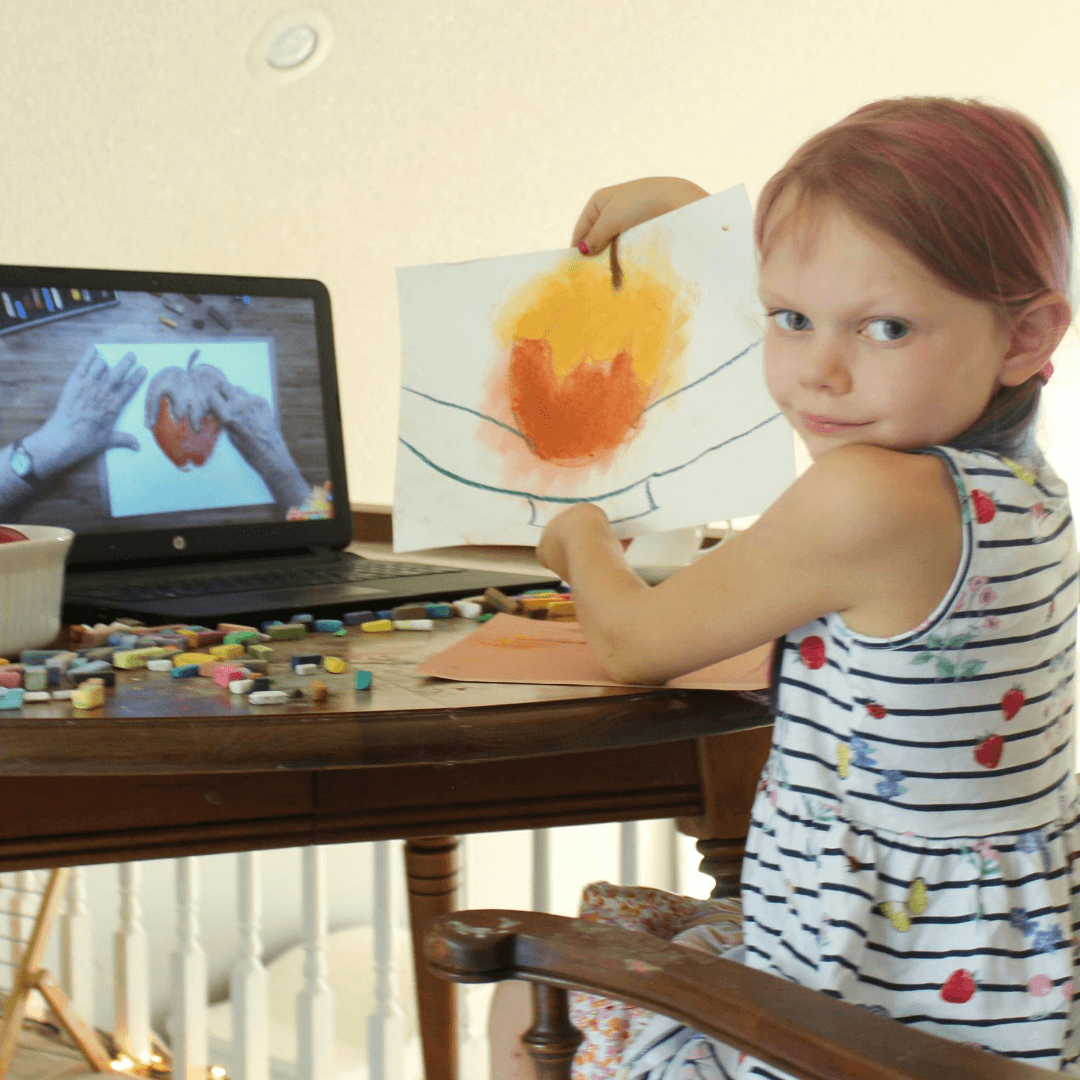 Fall Art and One-On-One Time with Kids