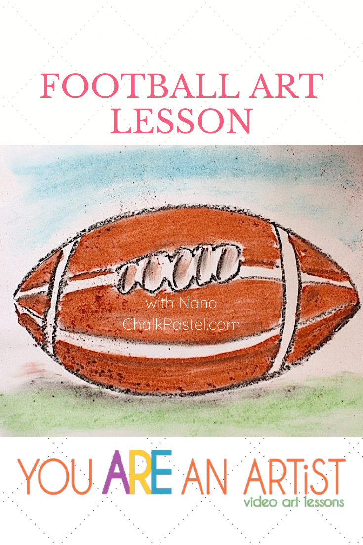 In celebration of your favorite team, enjoy this football video art lesson with Nana! You ARE an ARTiST!