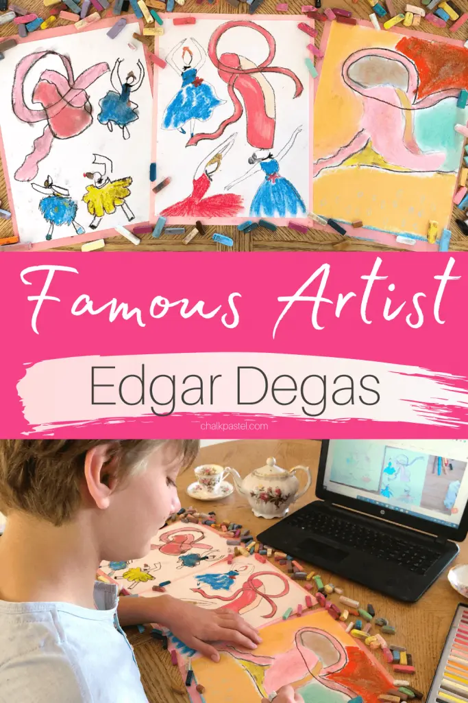 Famous Artist Edgar Degas successfully combined painting and drawing when he was working with his brilliant colored pastels! From Nana's Back Porch Podcast.