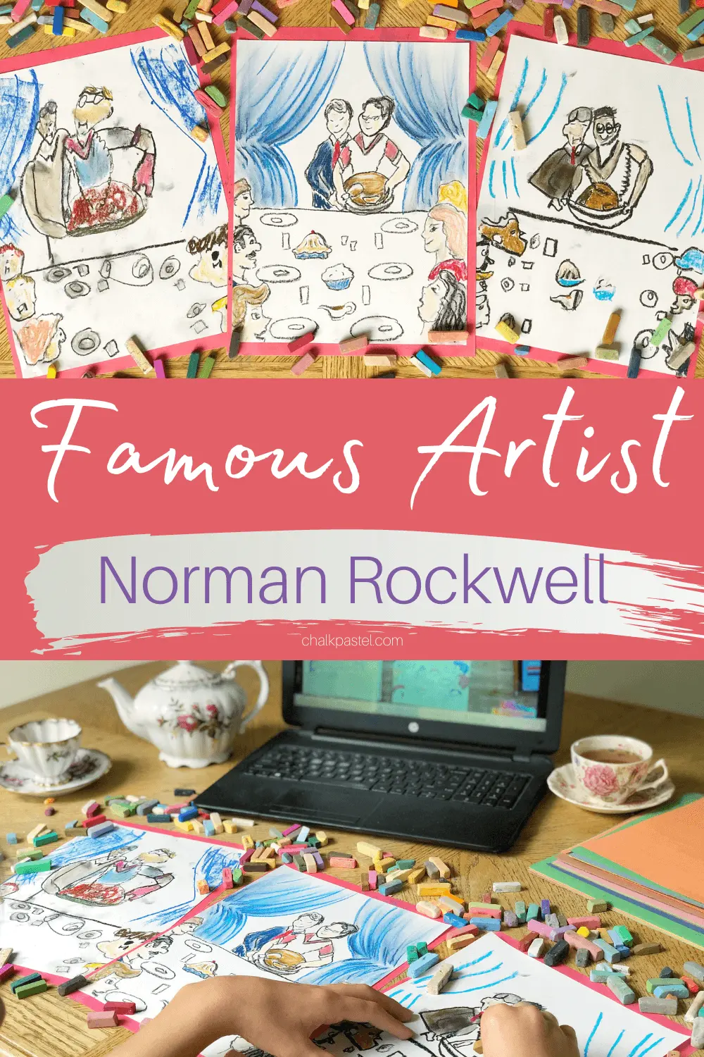 How would you like to visit with Famous Artist Norman Rockwell, known as “America’s Artist” while he paints one of his most iconic scenes from the “Four Freedoms” series: Freedom from Want! Yep, you will sit at a festive Thanksgiving table, set with the best china, the best dinner guests and have a happy time? Come on, that turkey leg looks like it is all yours! From Nana's Back Porch Podcast.