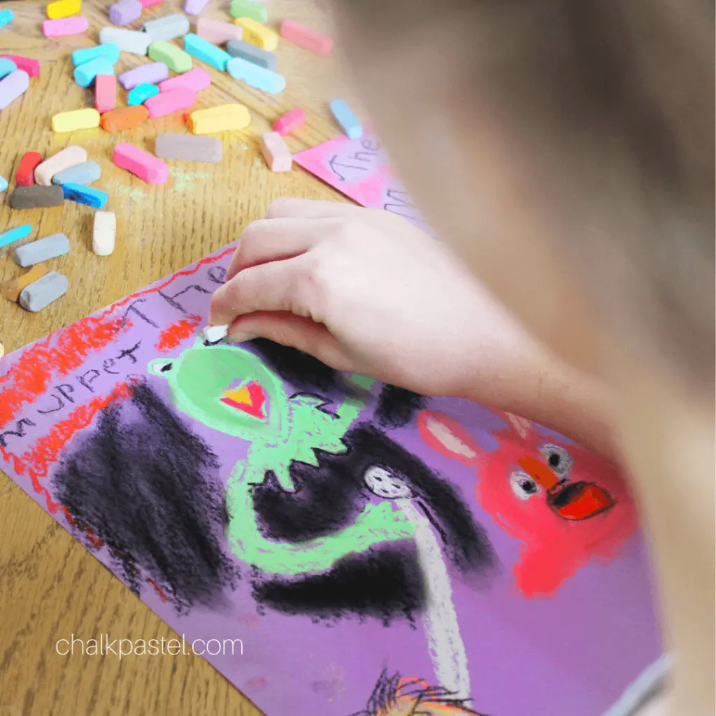 The Muppet Show with Chalk Pastels