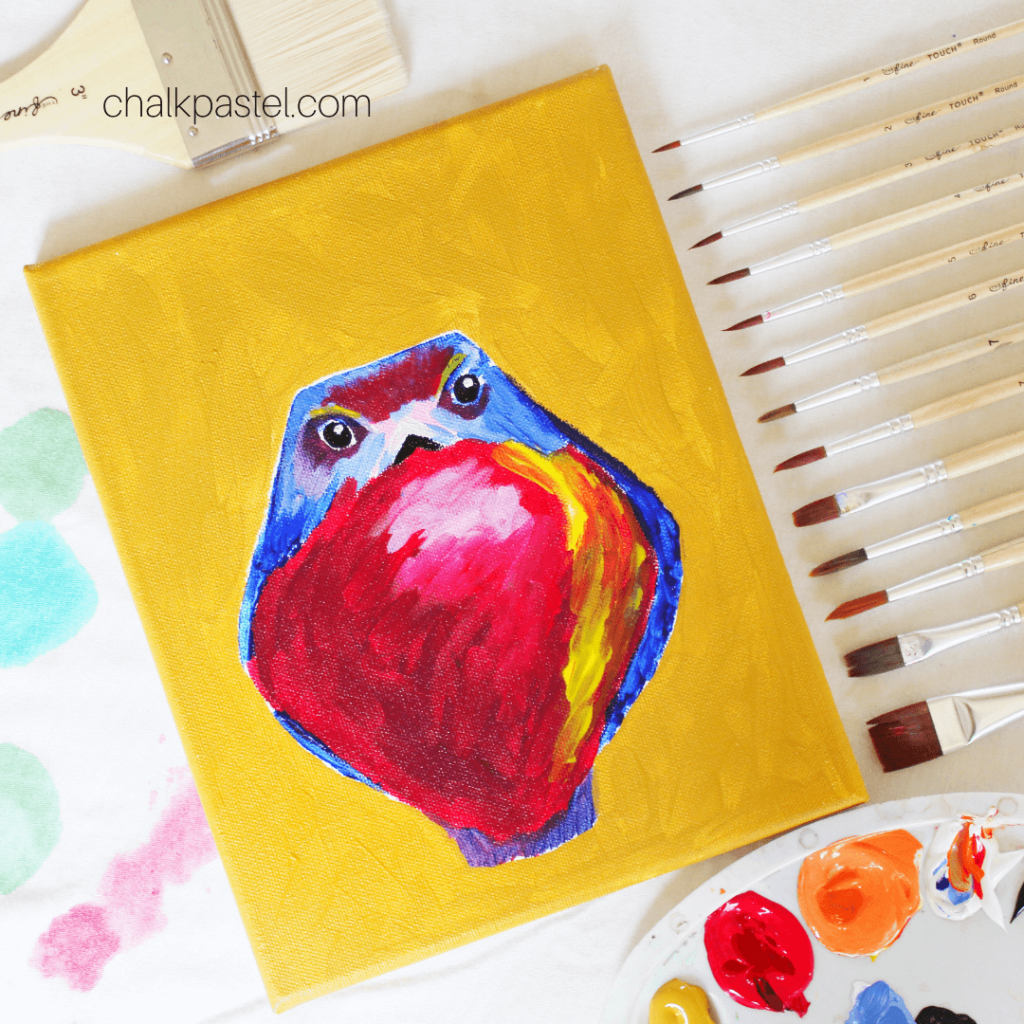 Easy & Colorful Abstract Painting for KIDS / FUN /Acrylics on