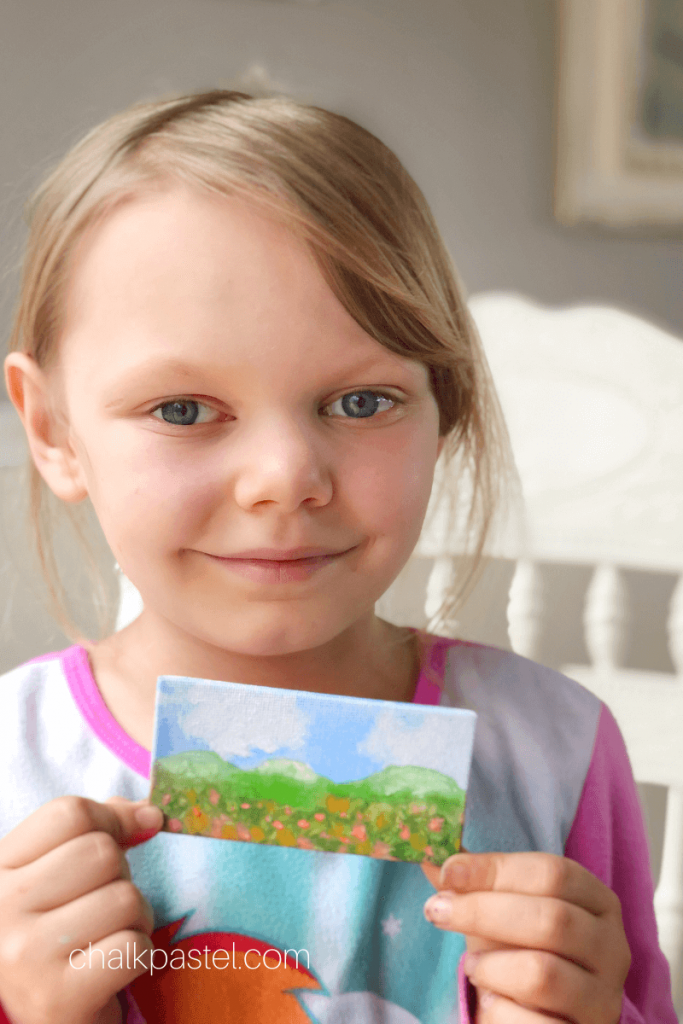 easy acrylic paintings for kids