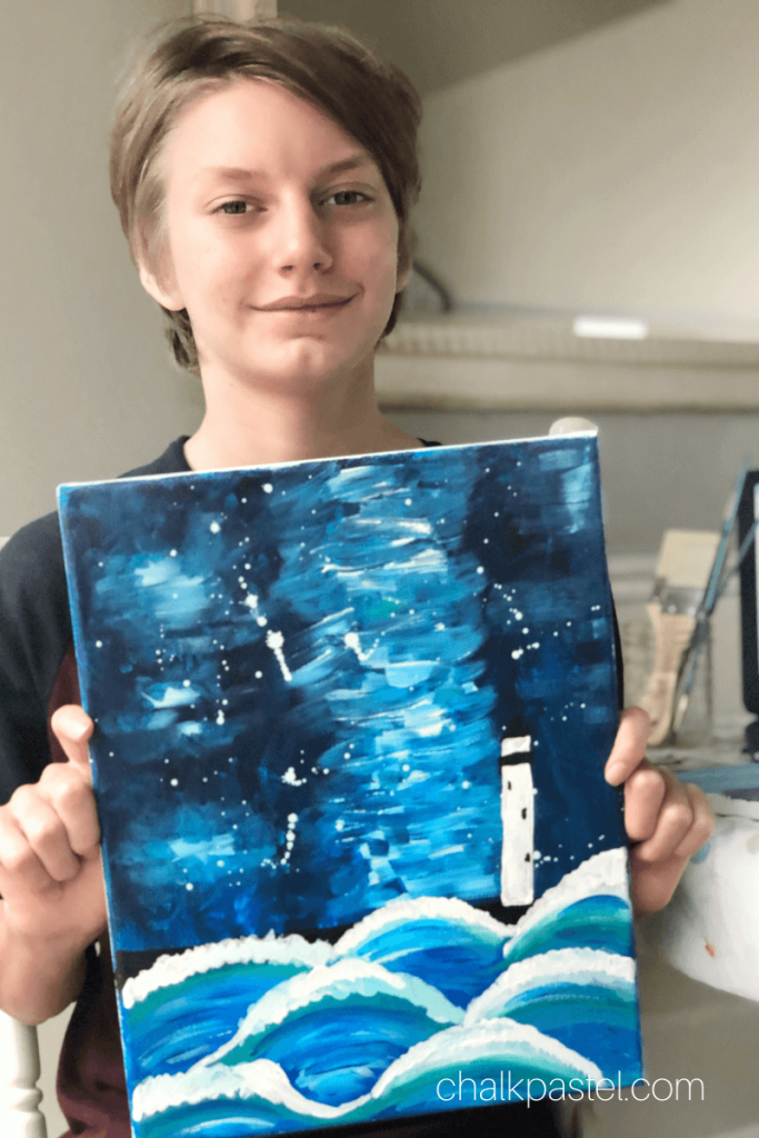 Easy Acrylic Painting with Nana