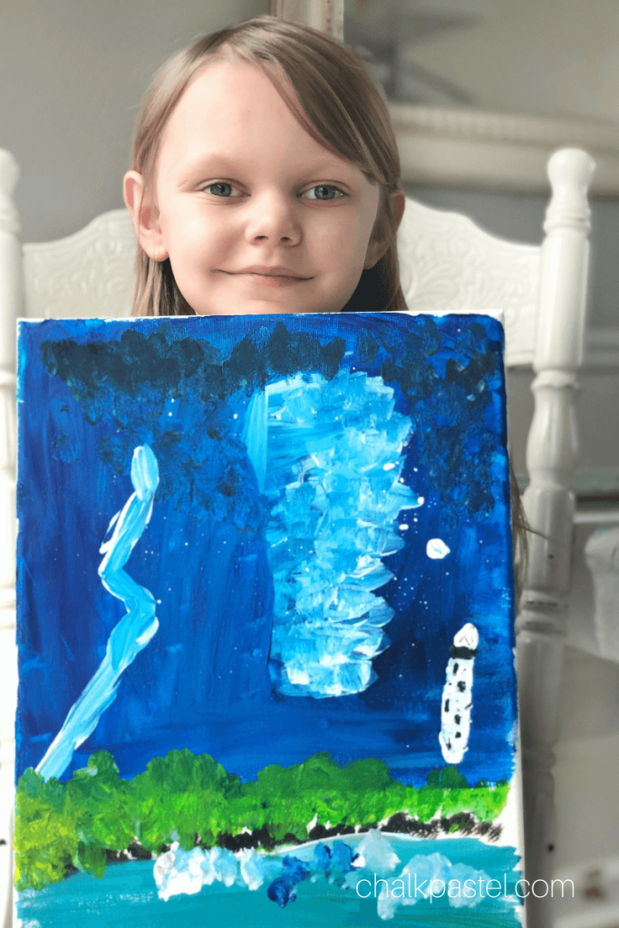 Easy Acrylic Painting with Nana