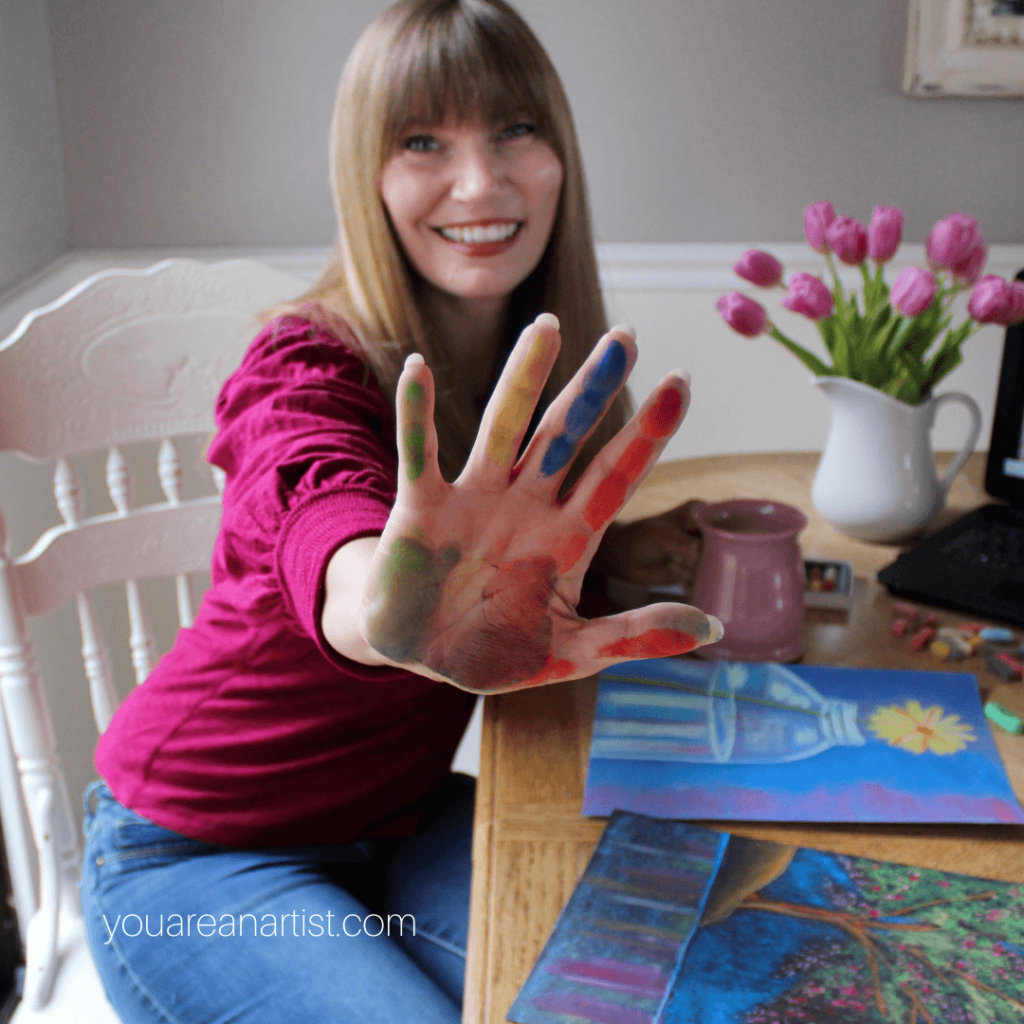 Mini Moments for Mom with Chalk Pastels