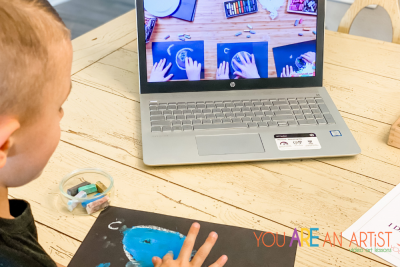How To Create An Affordable Space Camp At Home With Art for Kids