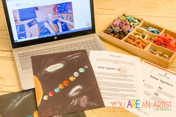 How To Create An Affordable Space Camp At Home With Art for Kids