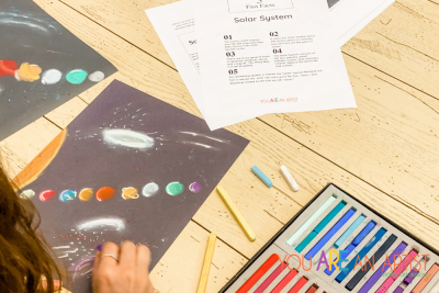 How To Create An Affordable Space Camp At Home With Art for Kids