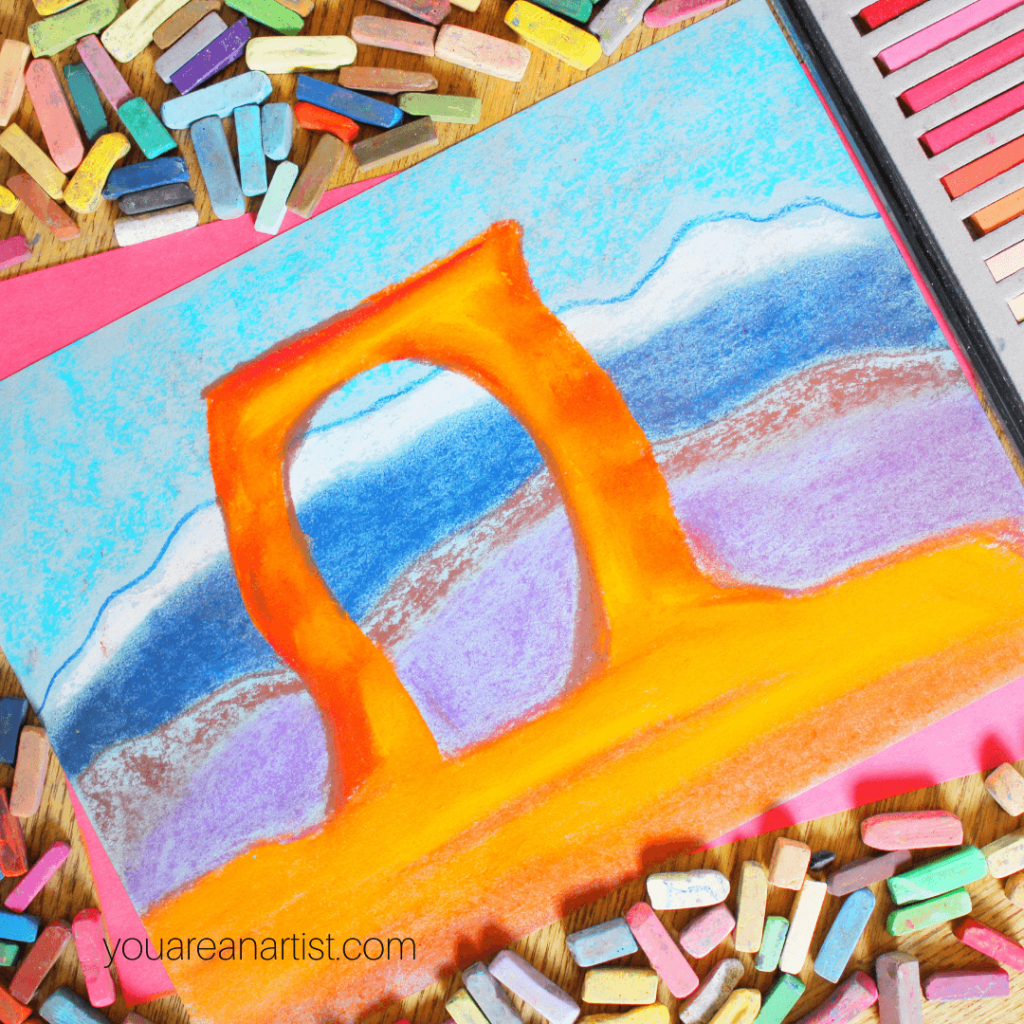 Trekking American Landmarks with Chalk Pastels