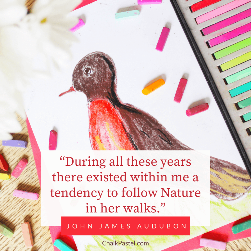 John James Audubon Quote: "During all these years there existed within me a tendency to follow Nature in her walks." - John James Audubon
