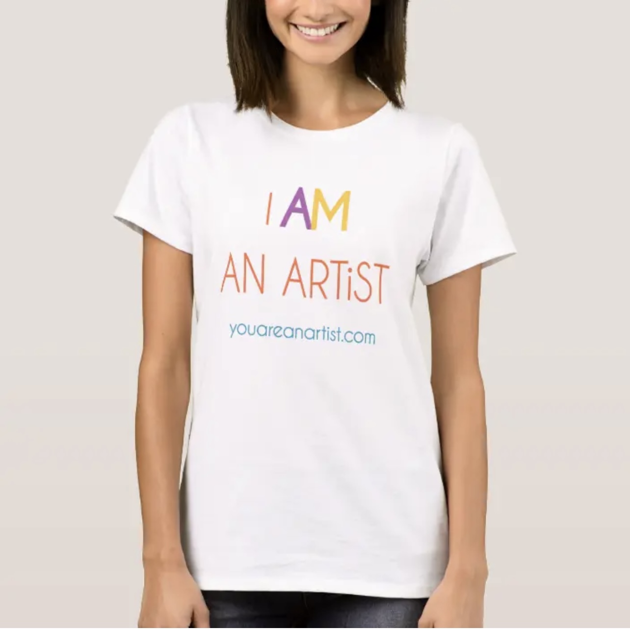ufravigelige gaben skære ned I AM an ARTiST t-shirt for Women - You ARE an ARTiST!
