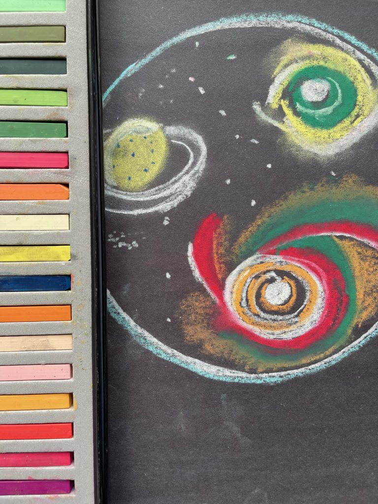 How to Make Homeschool Art with Chalk Pastels Simple & Fun