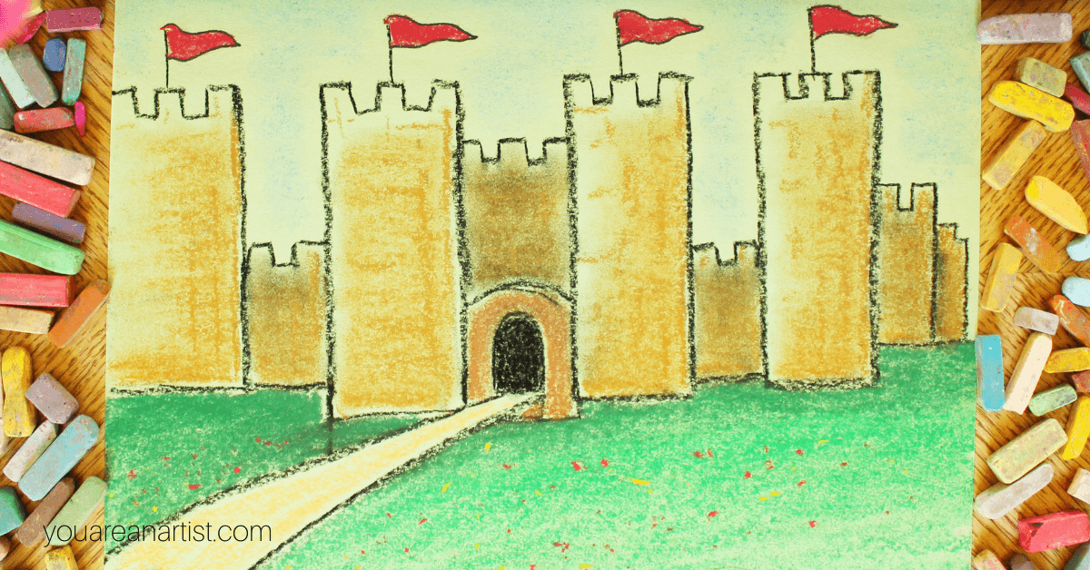 medieval times castles drawings