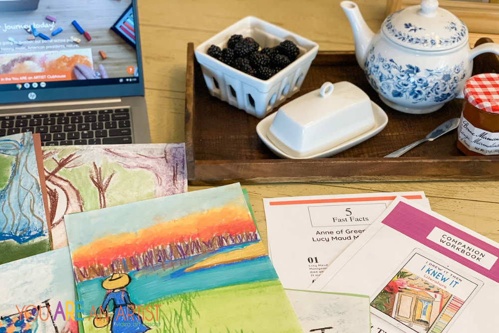 Anne of Green Gables art lessons - Engaging literature activities for your homeschool 