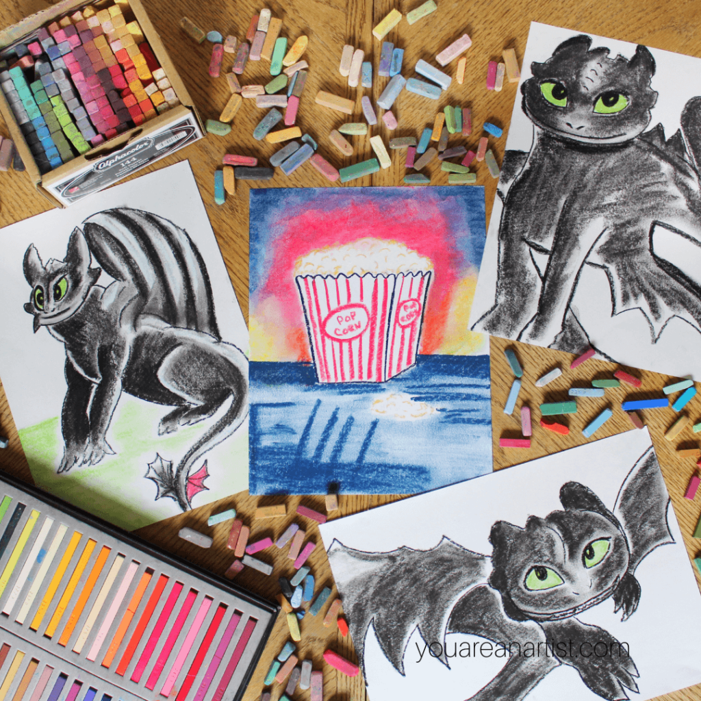 23 Favorite Fun & Free Kid Art Lessons