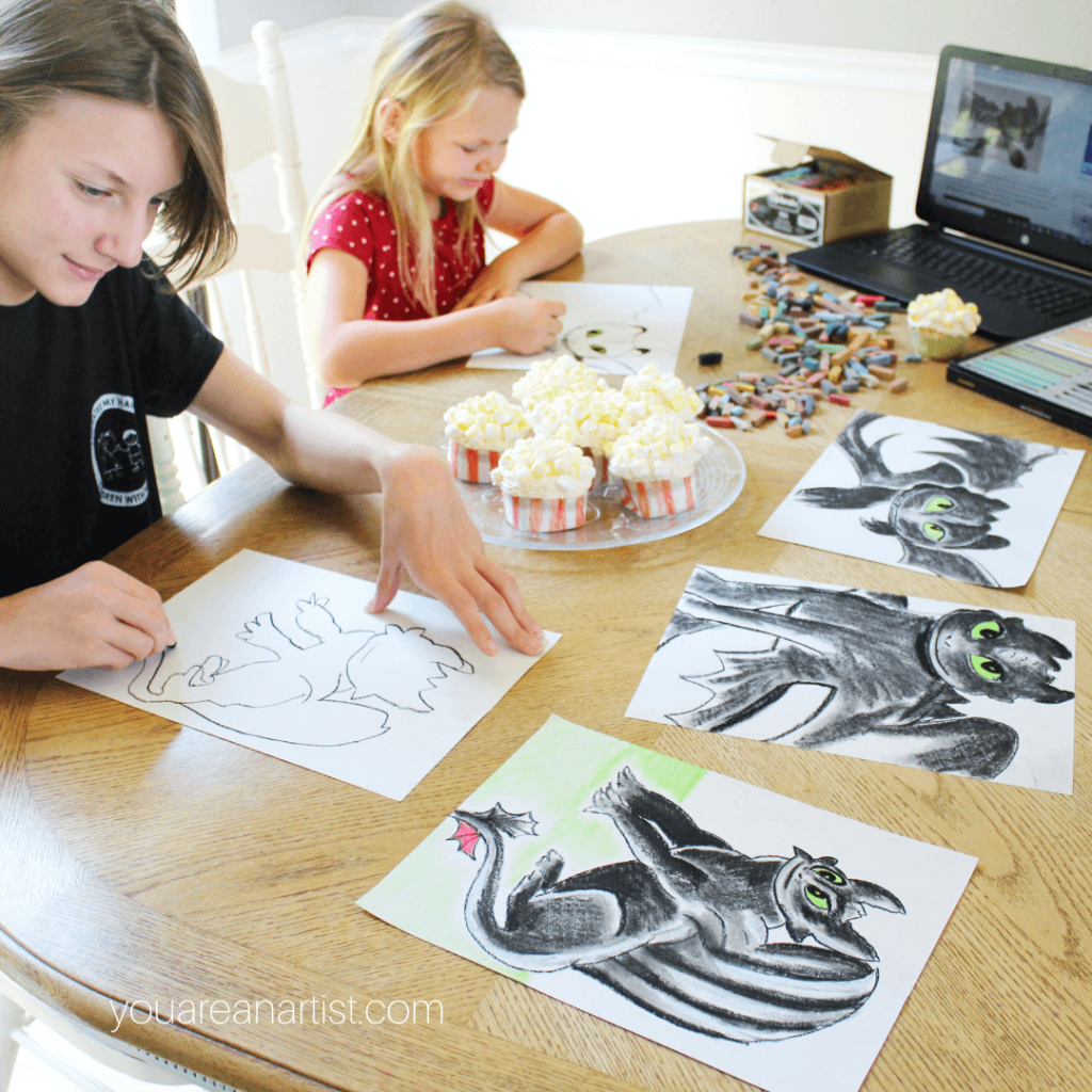 Favorite Movies Homeschool Art Lessons