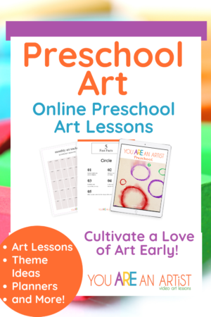 30 Online Preschool Art Lessons for Your 