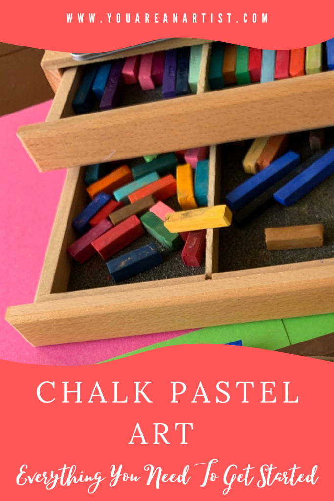 Fall Leaf Chalk Pastel Art Project – Projects with Kids