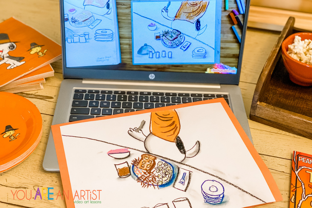 Charlie Brown Thanksgiving Art Activities