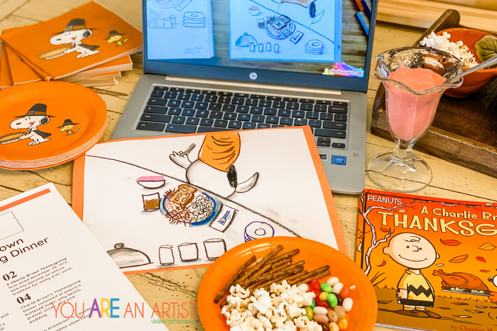 Charlie Brown Thanksgiving Art Activities