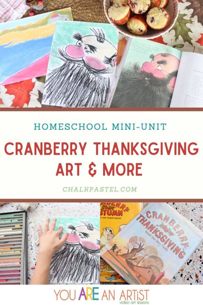 Here are just a few ways you can enjoy a Cranberry Thanksgiving book study in your fall homeschool plans – with art, activities, baking and more!