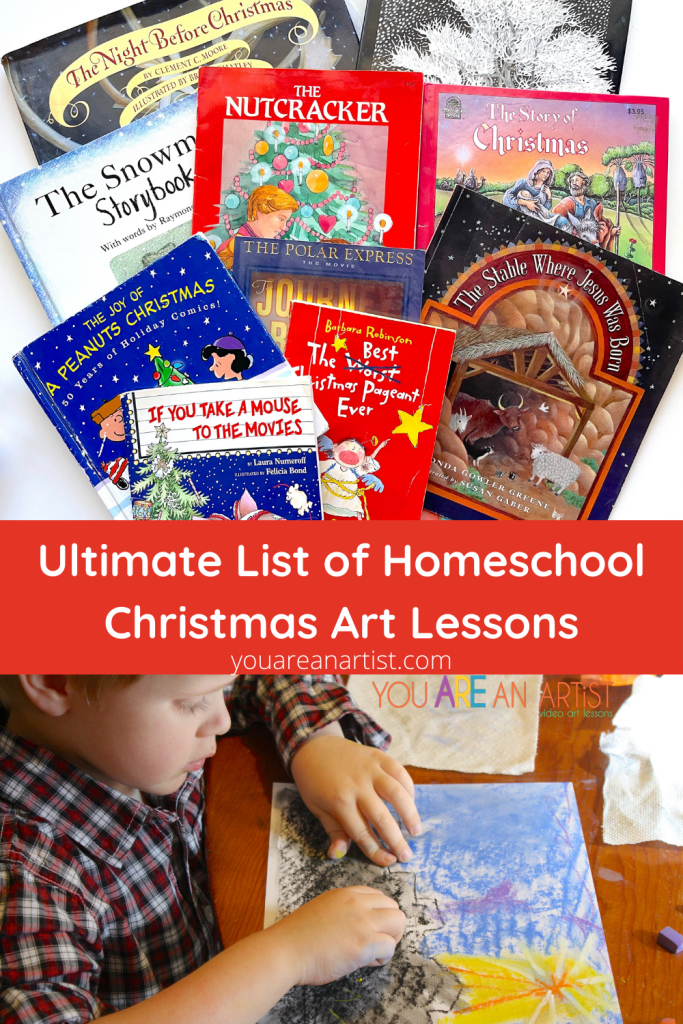All the Christmas joy for your homeschool! From classic Christmas homeschool art lessons to Biblical lessons that lead you to the nativity, hymns and more!