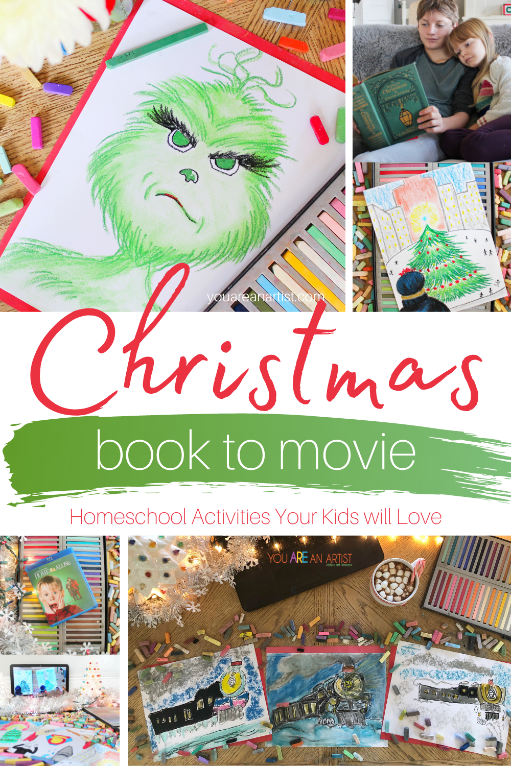 Christmas Book To Movie Homeschool Activities Your Kids Will Love - You ARE  an ARTiST!