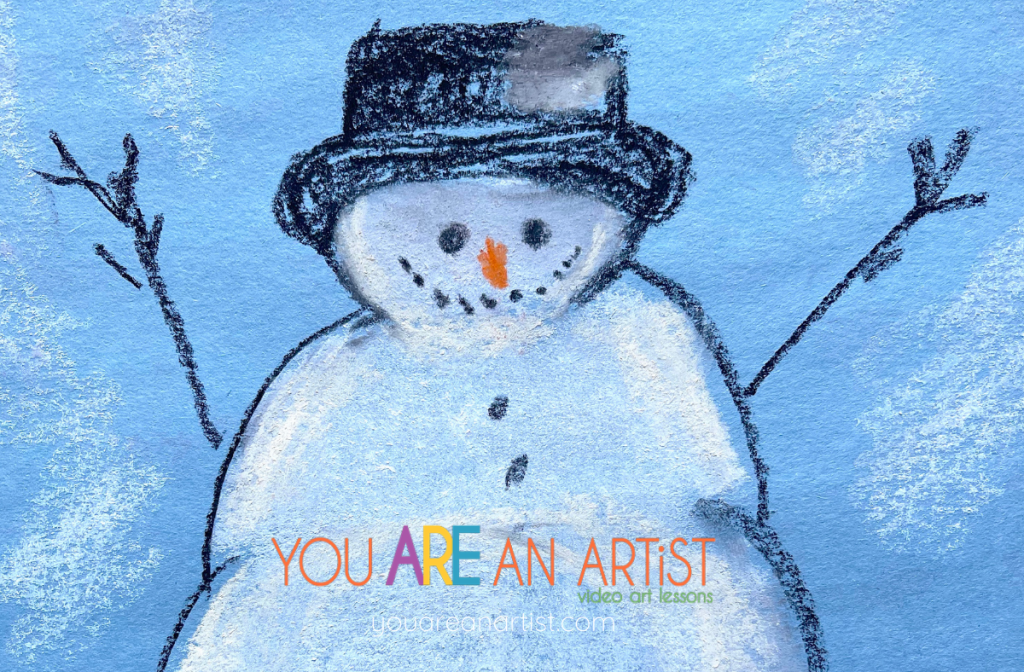 How to Draw a Painting Snowman for Your Winter Homeschool - You ARE an  ARTiST!