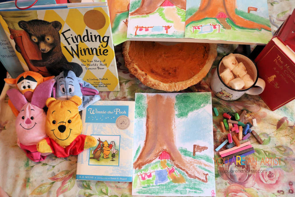 This delightful homeschool nature study is all about Winnie The Pooh's Hundred Acre Wood. It includes book references and online art lessons, perfect for the entire family.