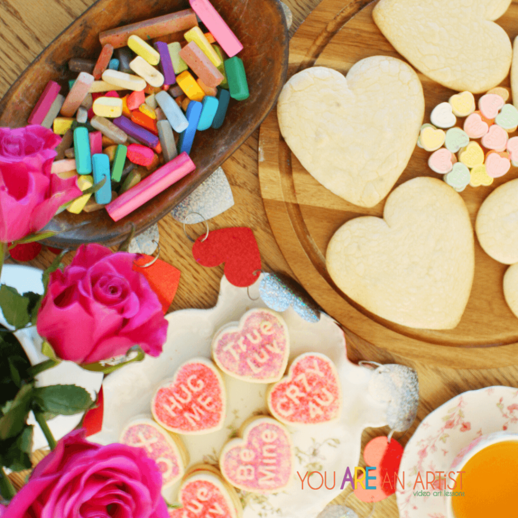 A Fun Hands-On Homeschool Unit Study For Valentines Day with teatime ideas