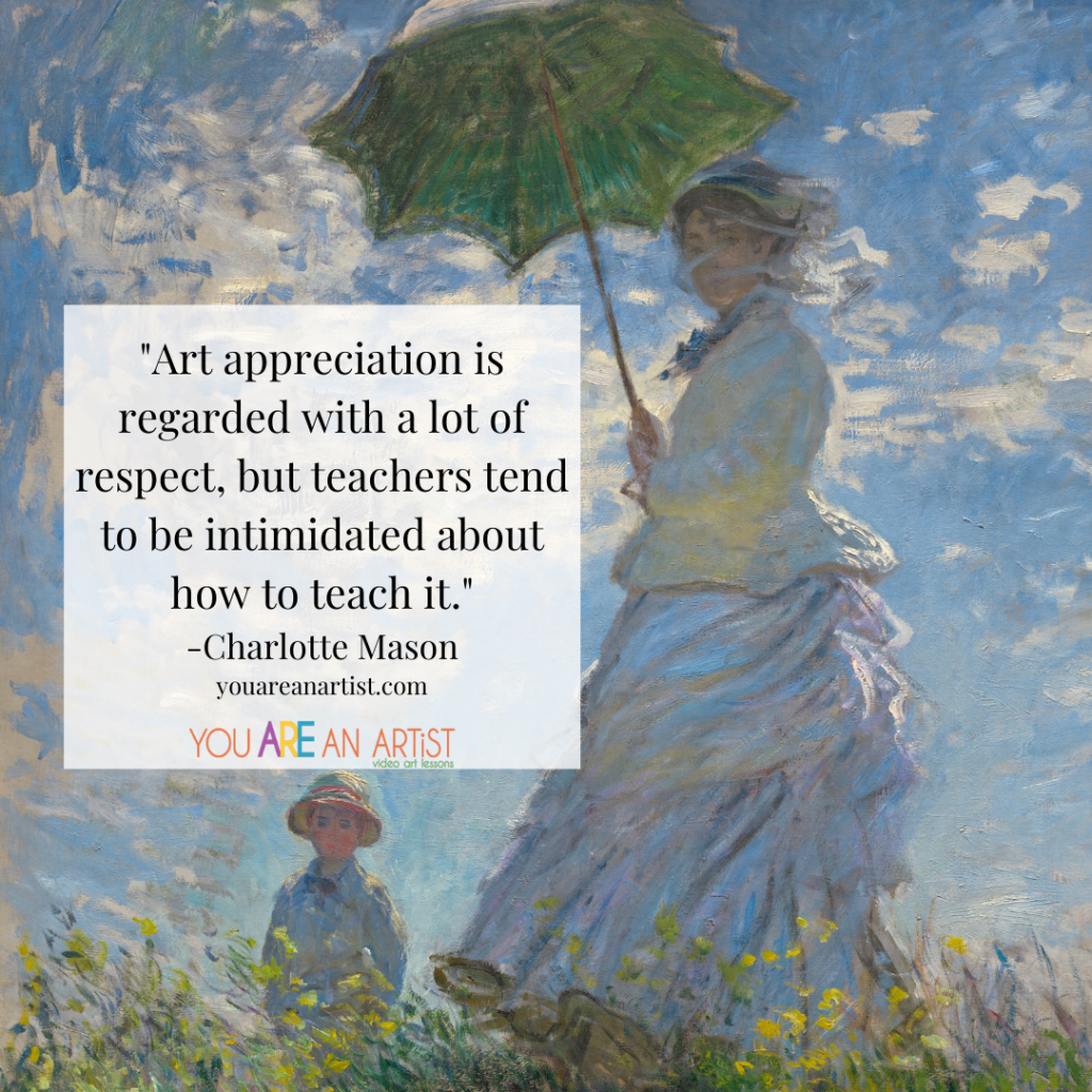 What does Charlotte Mason say about homeschool art appreciation? Learn how to get started in Charlotte Mason homeschool picture study.