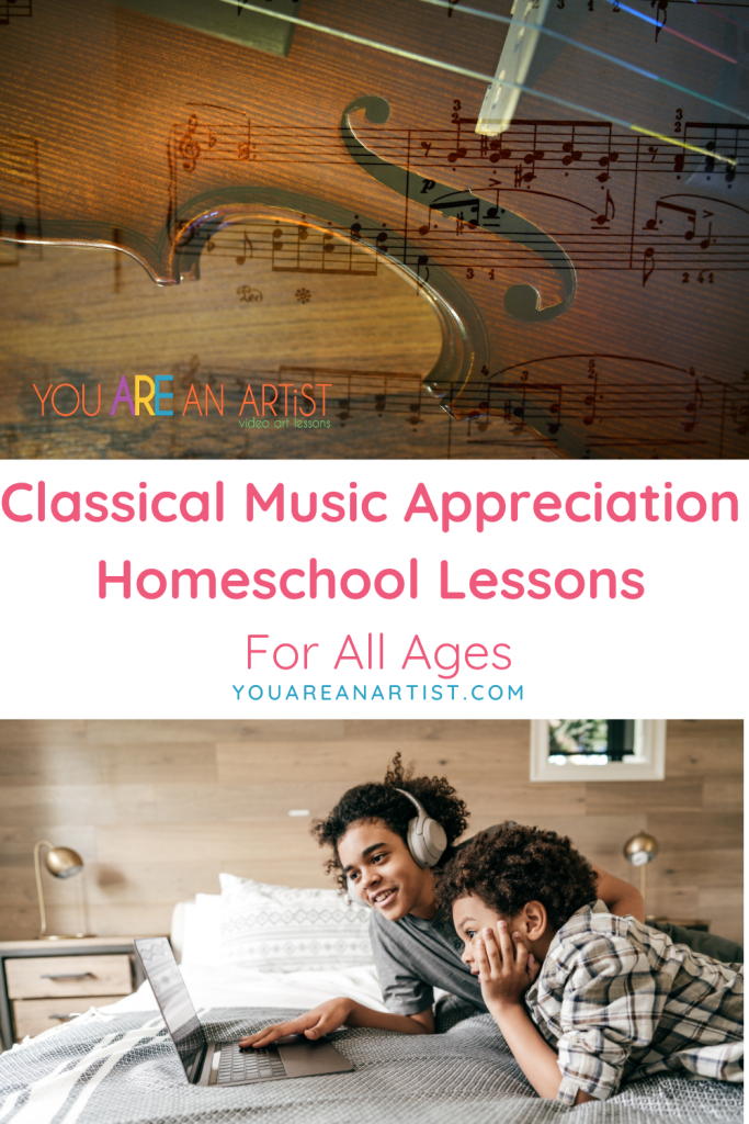 There is no right or wrong way to start classical music appreciation in your homeschool lessons! Learn these simple steps to instill a love of music.