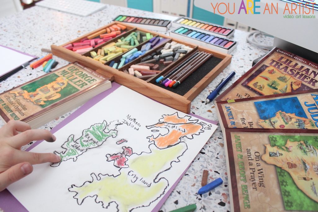 British Isles map skills - Engaging Charlotte Mason geography activities for your homeschool with map study, drawing, and discussion. All are vital to an understanding of history.