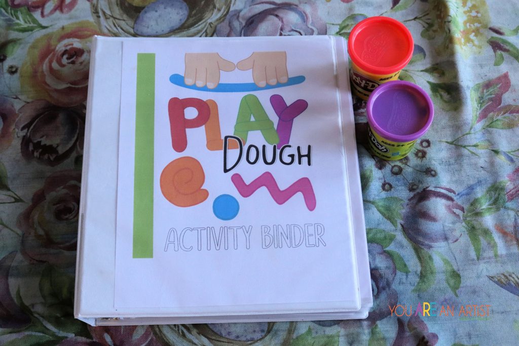 play dough activity binder for creative sight word activities