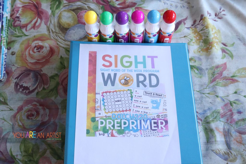 Sight Word of the Week Program for Homeschool