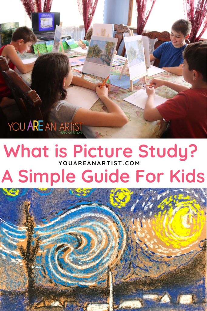 Many times people ask me just what is picture study. Here are some simple steps that have worked for our family for many years. Don't miss the free, printable art cards to help you get picture study started!